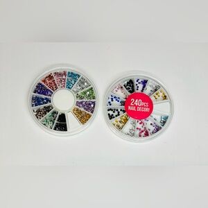 Nail Art Rhinestone Wheel - Multicolor Nail Decorations